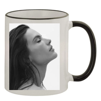 Alessandra Ambrosio 11oz Colored Rim & Handle Mug