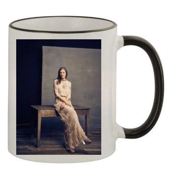 Alexandra Maria Lara 11oz Colored Rim & Handle Mug