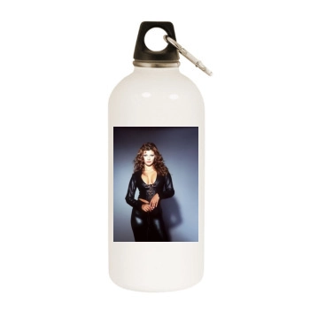 Ali Landry White Water Bottle With Carabiner