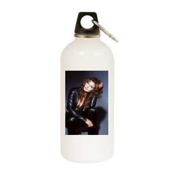 Ali Landry White Water Bottle With Carabiner