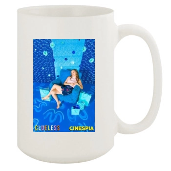 Alicia Silverstone 15oz White Mug