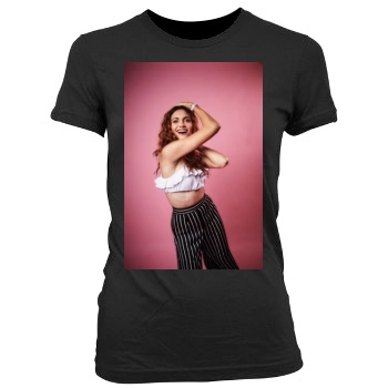 Alyson Stoner Women's Junior Cut Crewneck T-Shirt