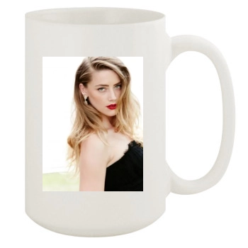 Amber Heard 15oz White Mug