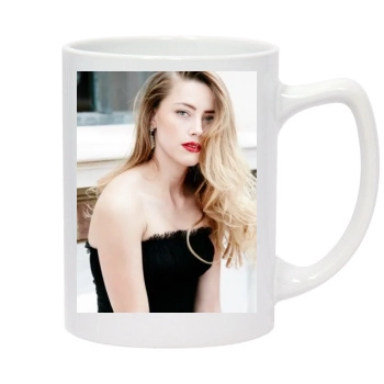 Amber Heard 14oz White Statesman Mug