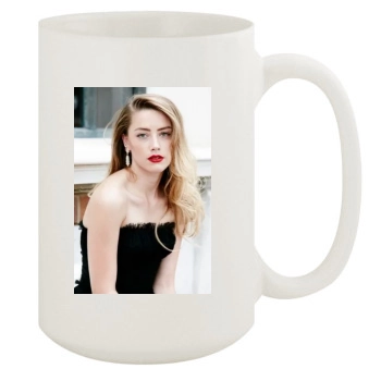 Amber Heard 15oz White Mug