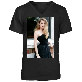 Amber Heard Men's V-Neck T-Shirt