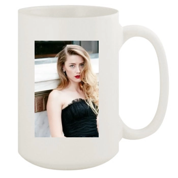 Amber Heard 15oz White Mug