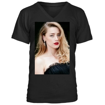 Amber Heard Men's V-Neck T-Shirt