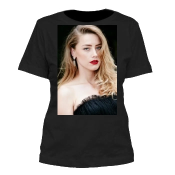 Amber Heard Women's Cut T-Shirt