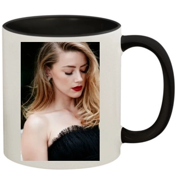 Amber Heard 11oz Colored Inner & Handle Mug