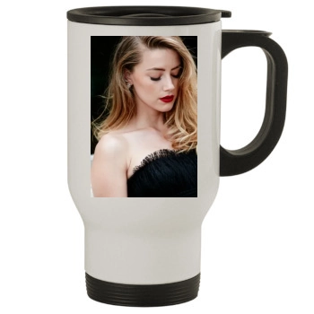 Amber Heard Stainless Steel Travel Mug