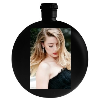 Amber Heard Round Flask