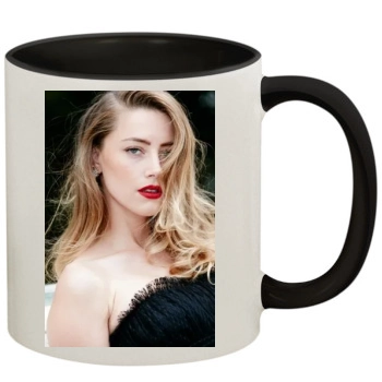 Amber Heard 11oz Colored Inner & Handle Mug