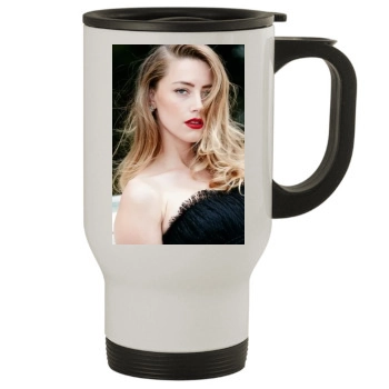 Amber Heard Stainless Steel Travel Mug