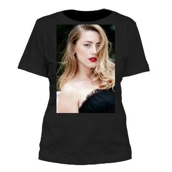 Amber Heard Women's Cut T-Shirt