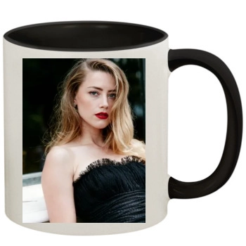 Amber Heard 11oz Colored Inner & Handle Mug