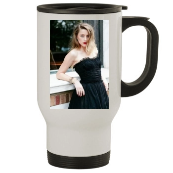 Amber Heard Stainless Steel Travel Mug