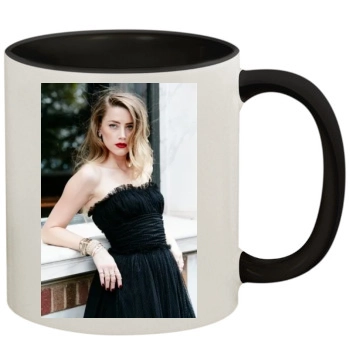 Amber Heard 11oz Colored Inner & Handle Mug