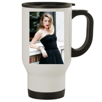 Amber Heard Stainless Steel Travel Mug