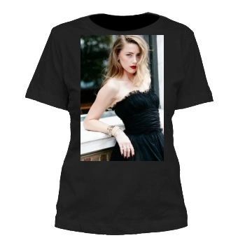 Amber Heard Women's Cut T-Shirt