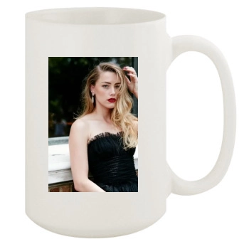 Amber Heard 15oz White Mug