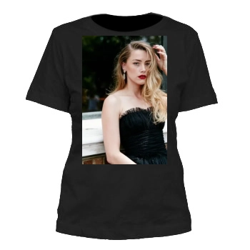 Amber Heard Women's Cut T-Shirt