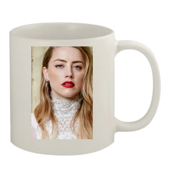 Amber Heard 11oz White Mug