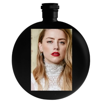 Amber Heard Round Flask