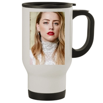 Amber Heard Stainless Steel Travel Mug