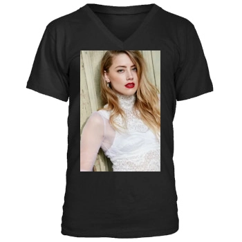 Amber Heard Men's V-Neck T-Shirt