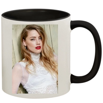 Amber Heard 11oz Colored Inner & Handle Mug