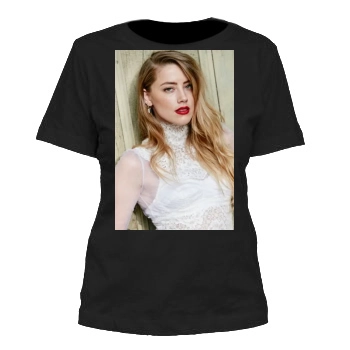 Amber Heard Women's Cut T-Shirt