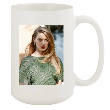 Amber Heard 15oz White Mug