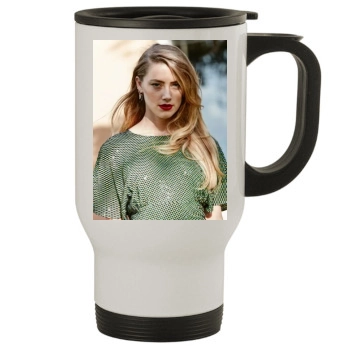 Amber Heard Stainless Steel Travel Mug