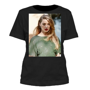 Amber Heard Women's Cut T-Shirt