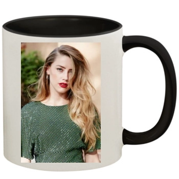 Amber Heard 11oz Colored Inner & Handle Mug