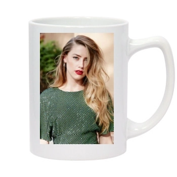 Amber Heard 14oz White Statesman Mug