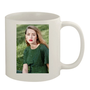 Amber Heard 11oz White Mug