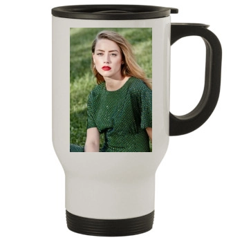 Amber Heard Stainless Steel Travel Mug