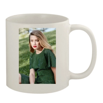 Amber Heard 11oz White Mug