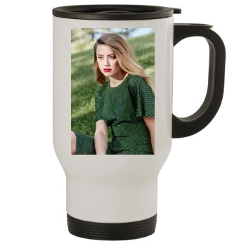 Amber Heard Stainless Steel Travel Mug