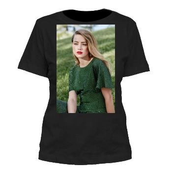 Amber Heard Women's Cut T-Shirt