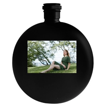 Amber Heard Round Flask