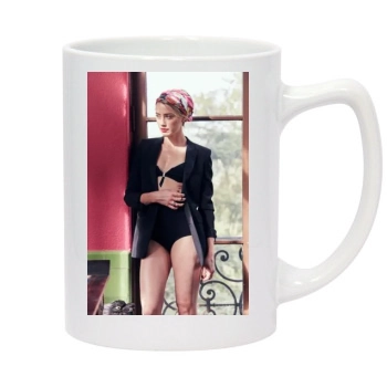 Amber Heard 14oz White Statesman Mug