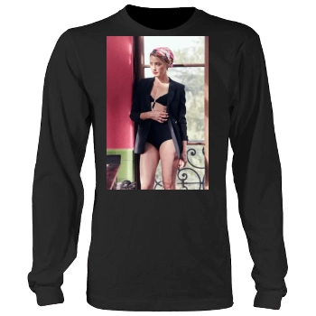 Amber Heard Men's Heavy Long Sleeve TShirt