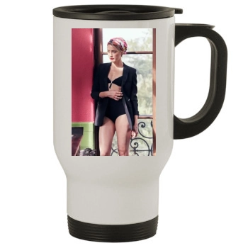 Amber Heard Stainless Steel Travel Mug