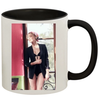 Amber Heard 11oz Colored Inner & Handle Mug