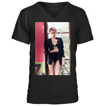 Amber Heard Men's V-Neck T-Shirt