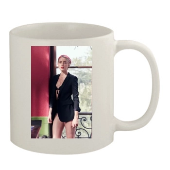 Amber Heard 11oz White Mug