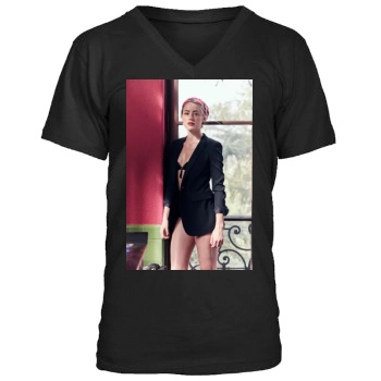 Amber Heard Men's V-Neck T-Shirt